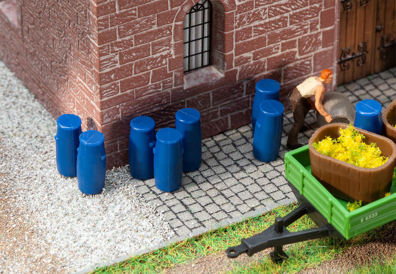 Plastic Vaten 9 Stuks