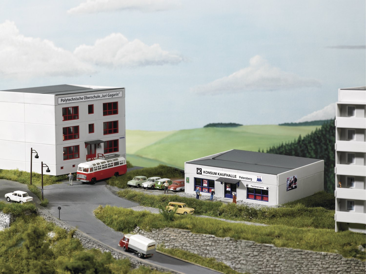 Plattenbau Konsumgeschäft
