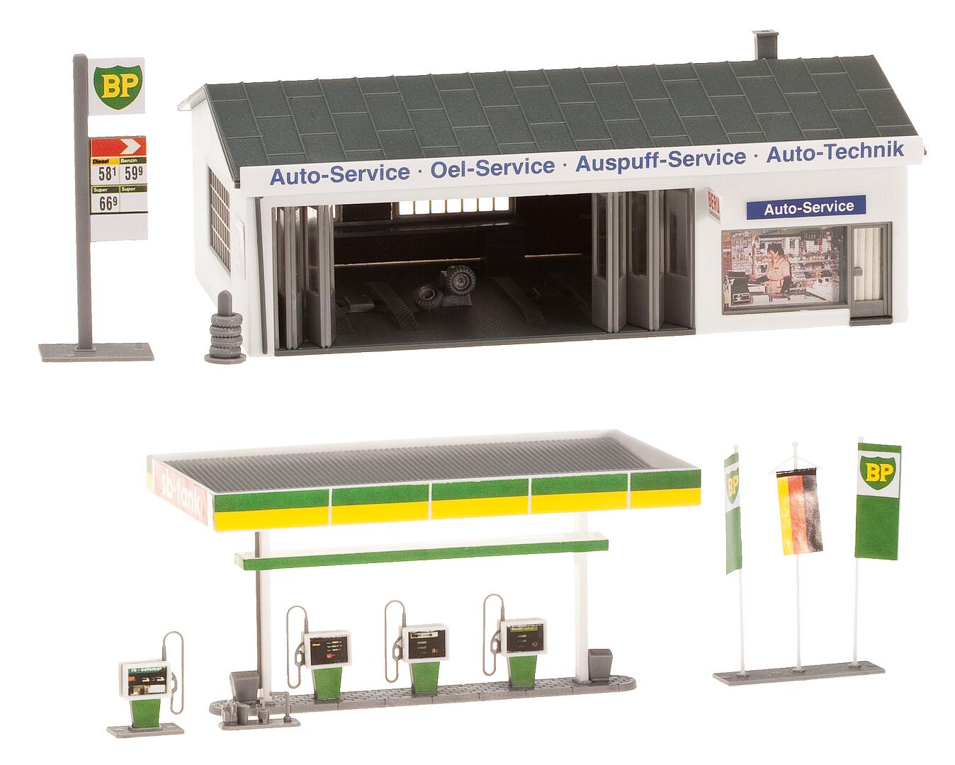 Pompstation Met Servicegebouw