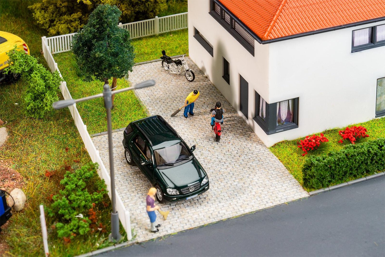 Premium Wegdekfolie Kasseien, Gevlekt Grijs