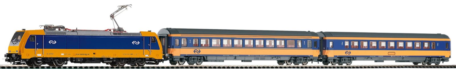 PSC wlan S-Set NS Personenzug BR 185 NS Intercity mit 2 wg. VI