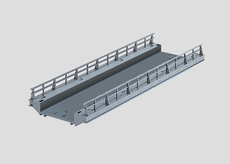 Rampenstück ger. 180 mm
