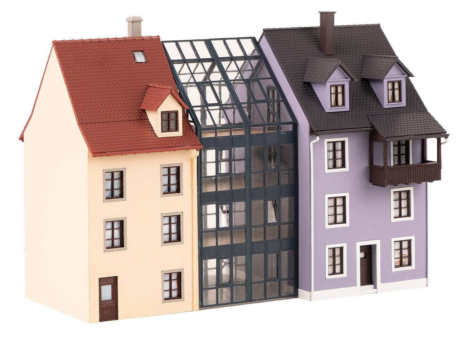 Rij Kleine Stadshuizen