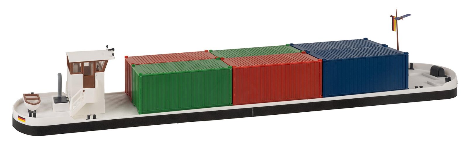 Riviervrachtschip Met Containers