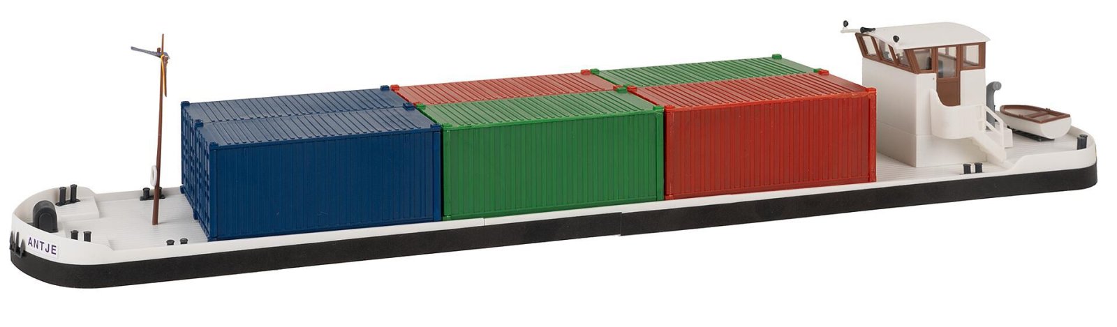 Riviervrachtschip Met Containers