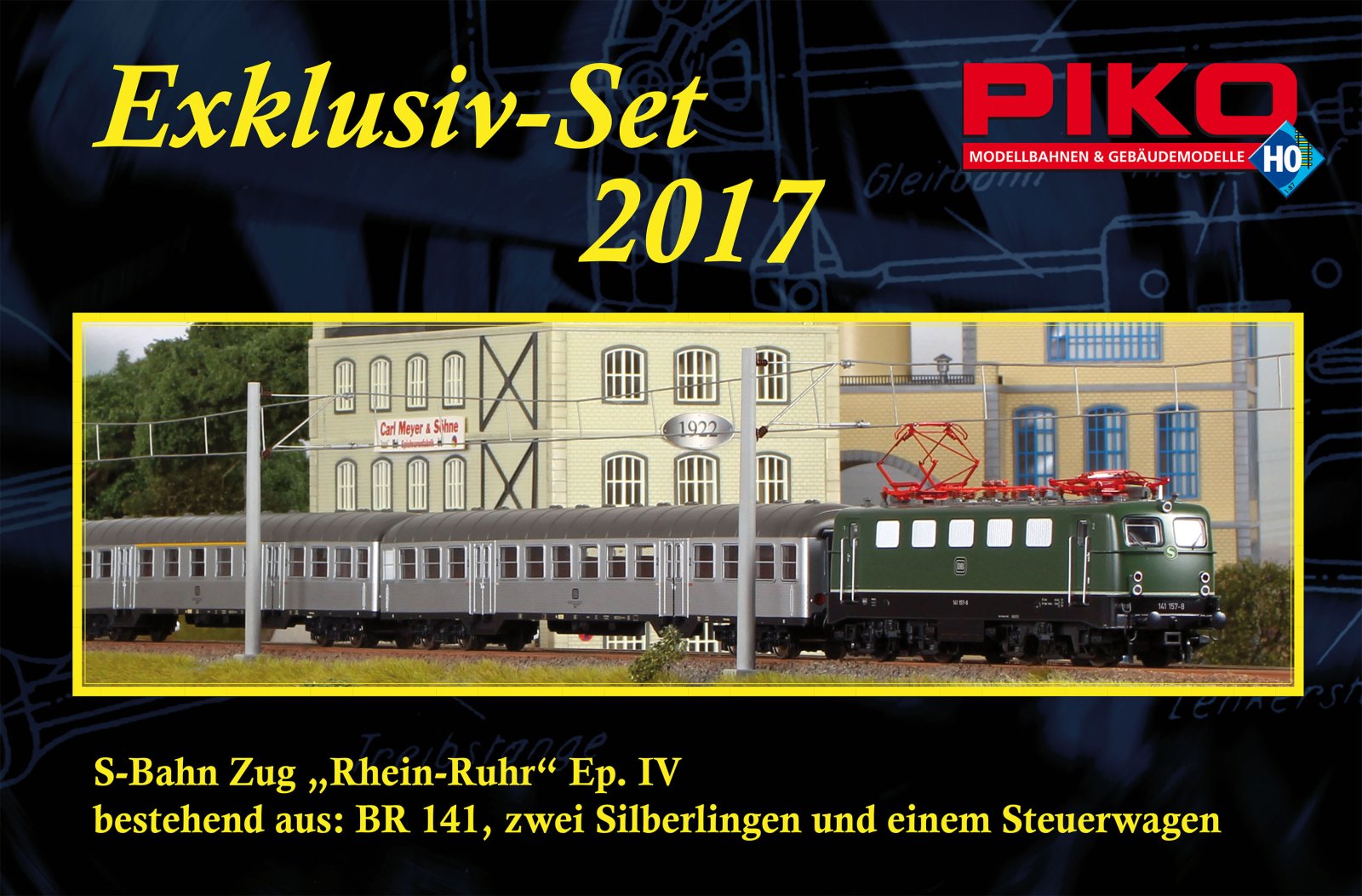 S-Bahn Zug  BR 141 + Silberling Bn + ABn + BDnf DB IV
