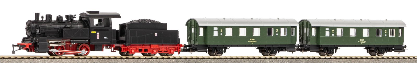 S-Set Dampflok Personenzug PKP A-Gleis & B