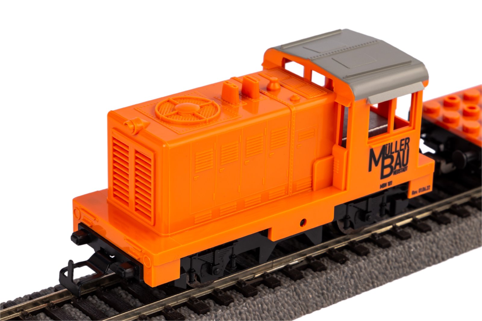 S-Set Diesellok mit Klemmbausteinwagen RC A-Gleis & B
