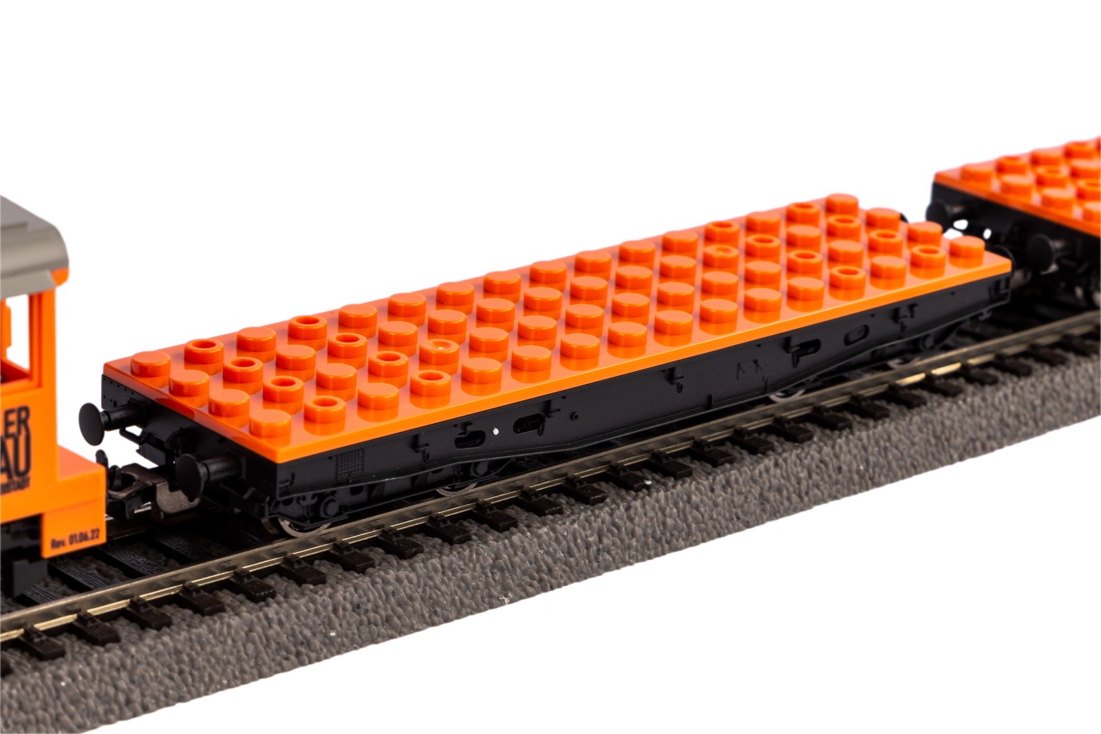 S-Set Diesellok mit Klemmbausteinwagen RC A-Gleis & B