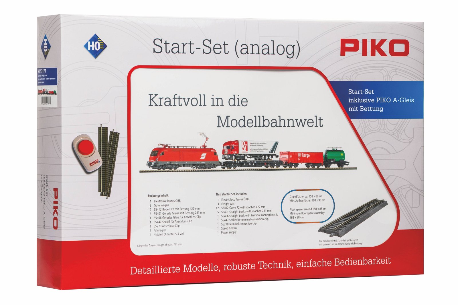 S-Set E-Lok ÖBB Taurus + Güterwg. A-Gleis & B V