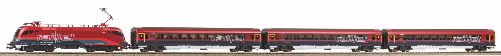 S-Set E-Lok Railjet ÖBB A-Gleis & B V