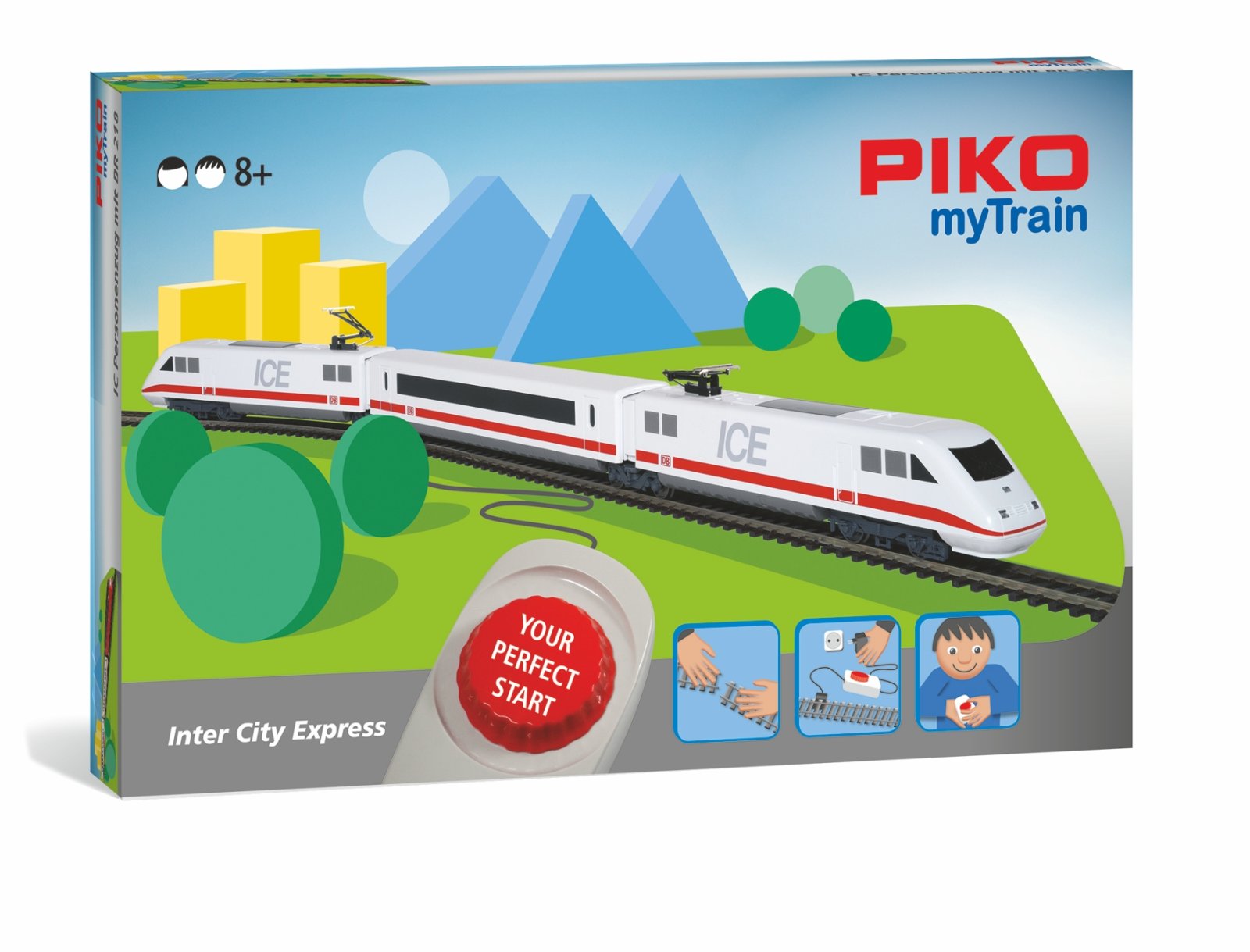 S-Set PIKO myTrain Inter City Express (ICE) 3-tlg.