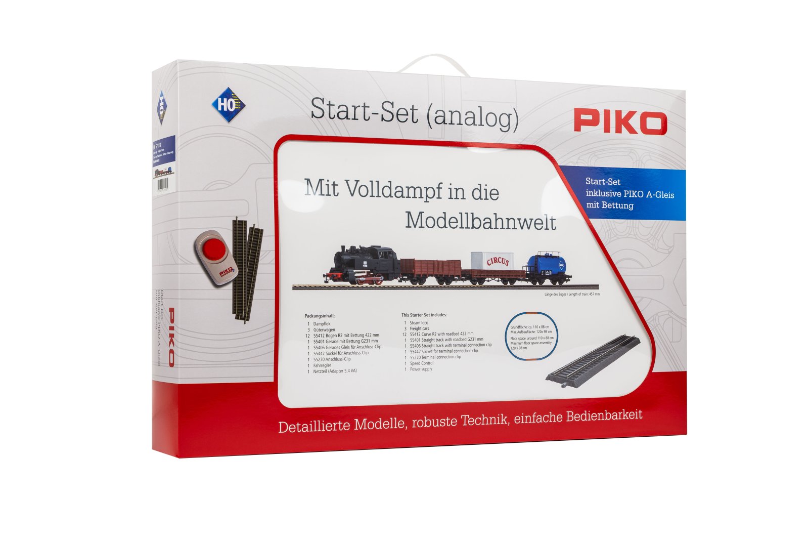 S-Set Tenderlok + Güterwgn. A-Gleis & B