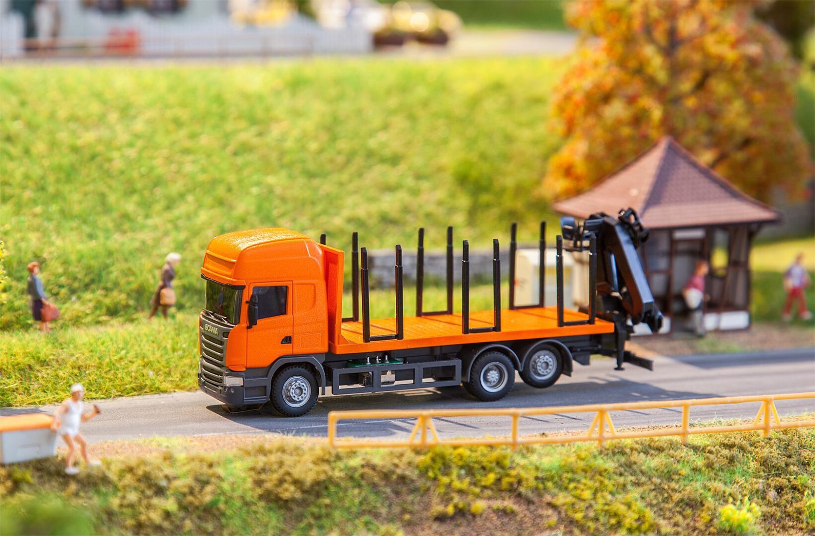 Scania R 13 Korte Houtvrachtwagen Herpa