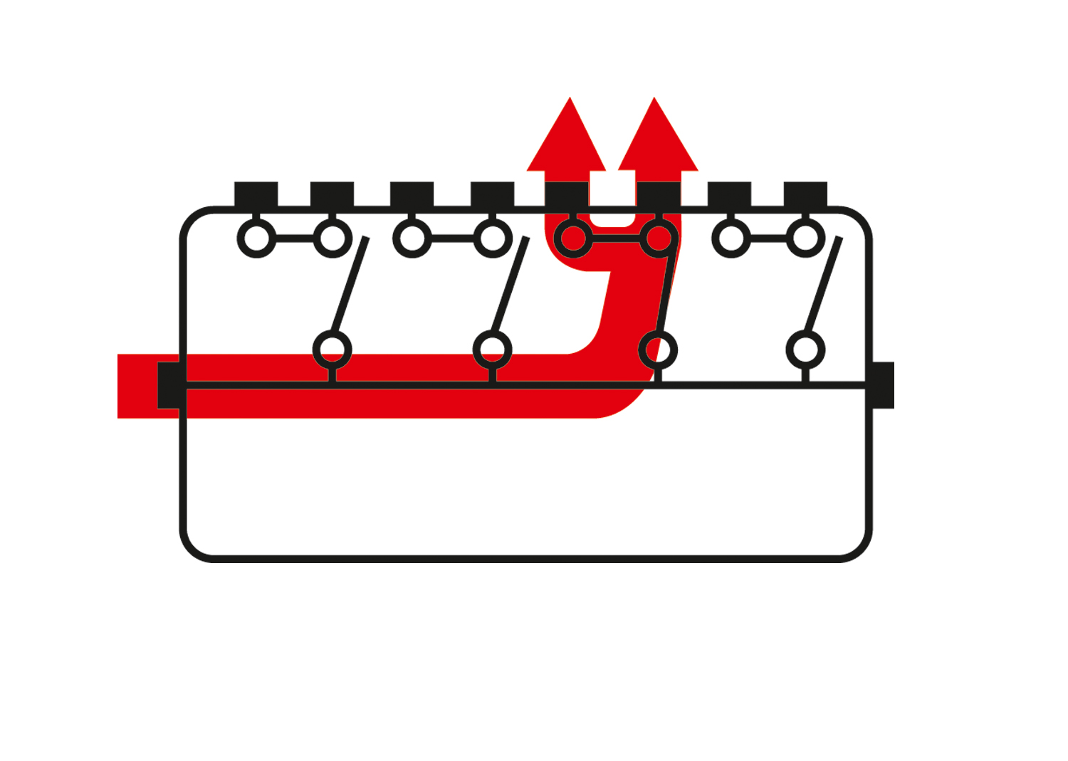 Schaltpult f. Bahn-/Lichtstro