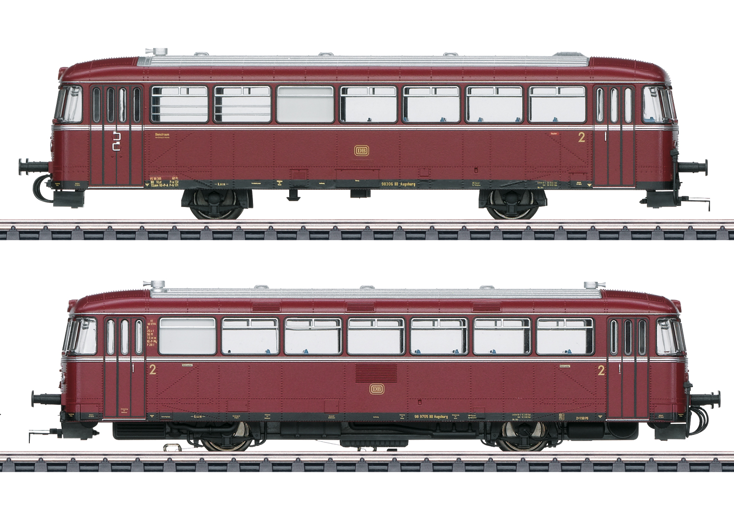 Schienenbus VT98+VS98 DB