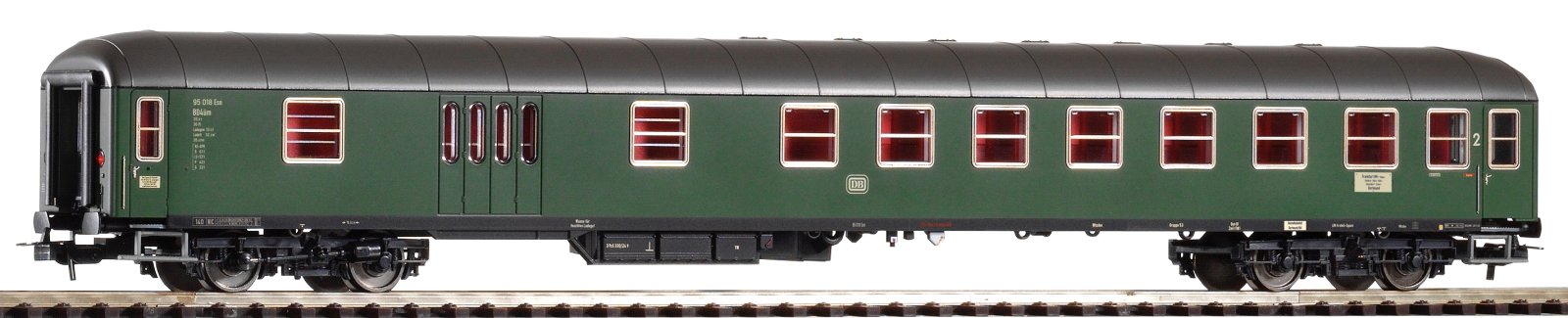 Schnellzugwagen 2.Kl./Gepäck BDms272 DB III
