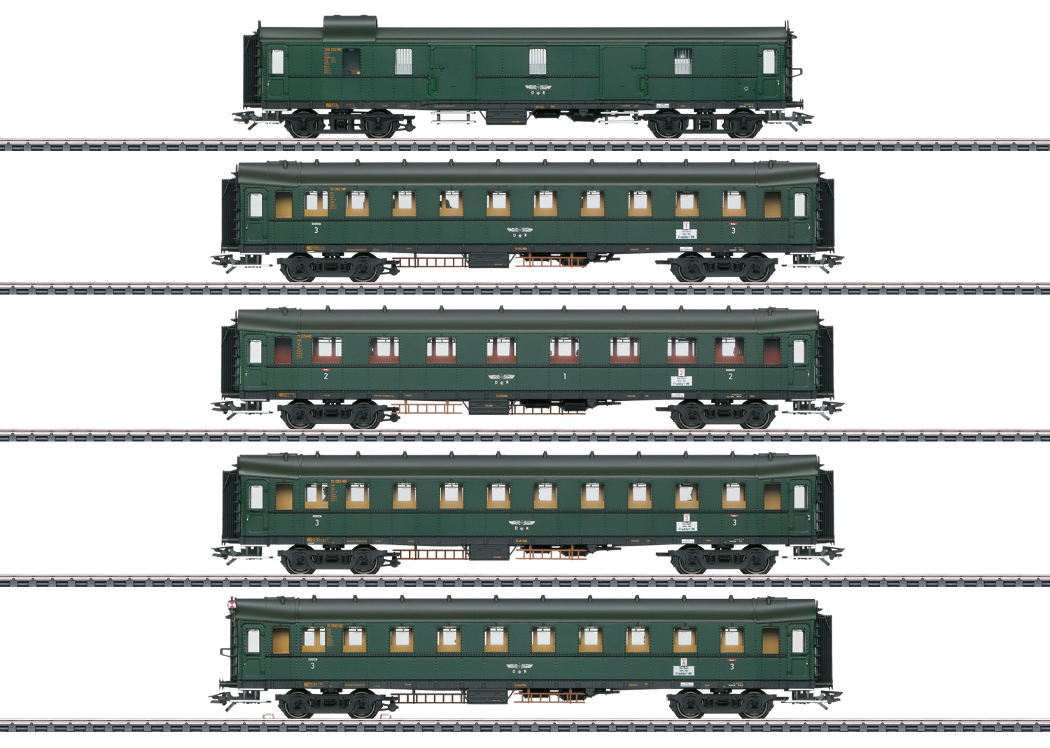 Schnellzugwagen-Set DRB