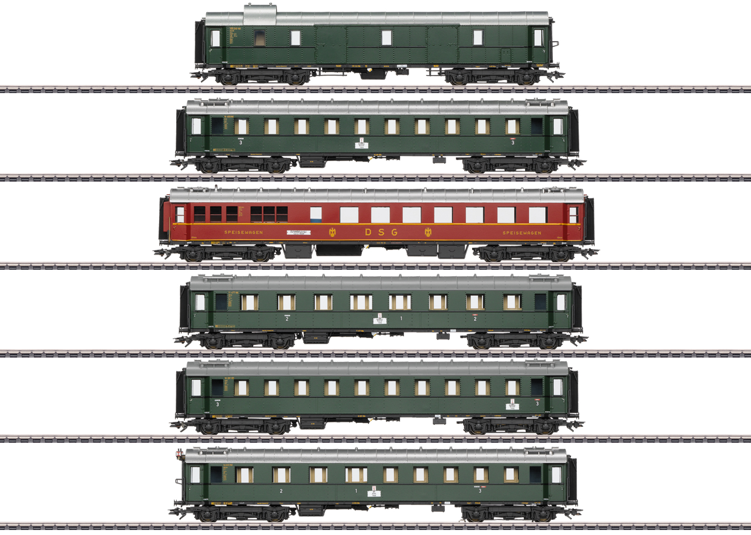 Schnellzugwagen-Set z.BR 01.1