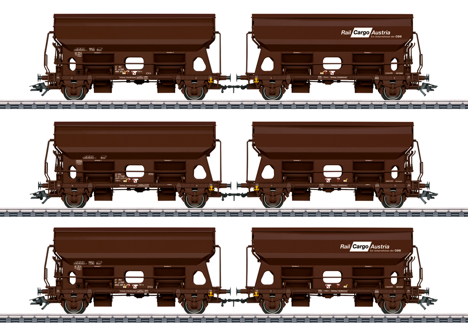 Selbstentladewagen-Set ÖBB