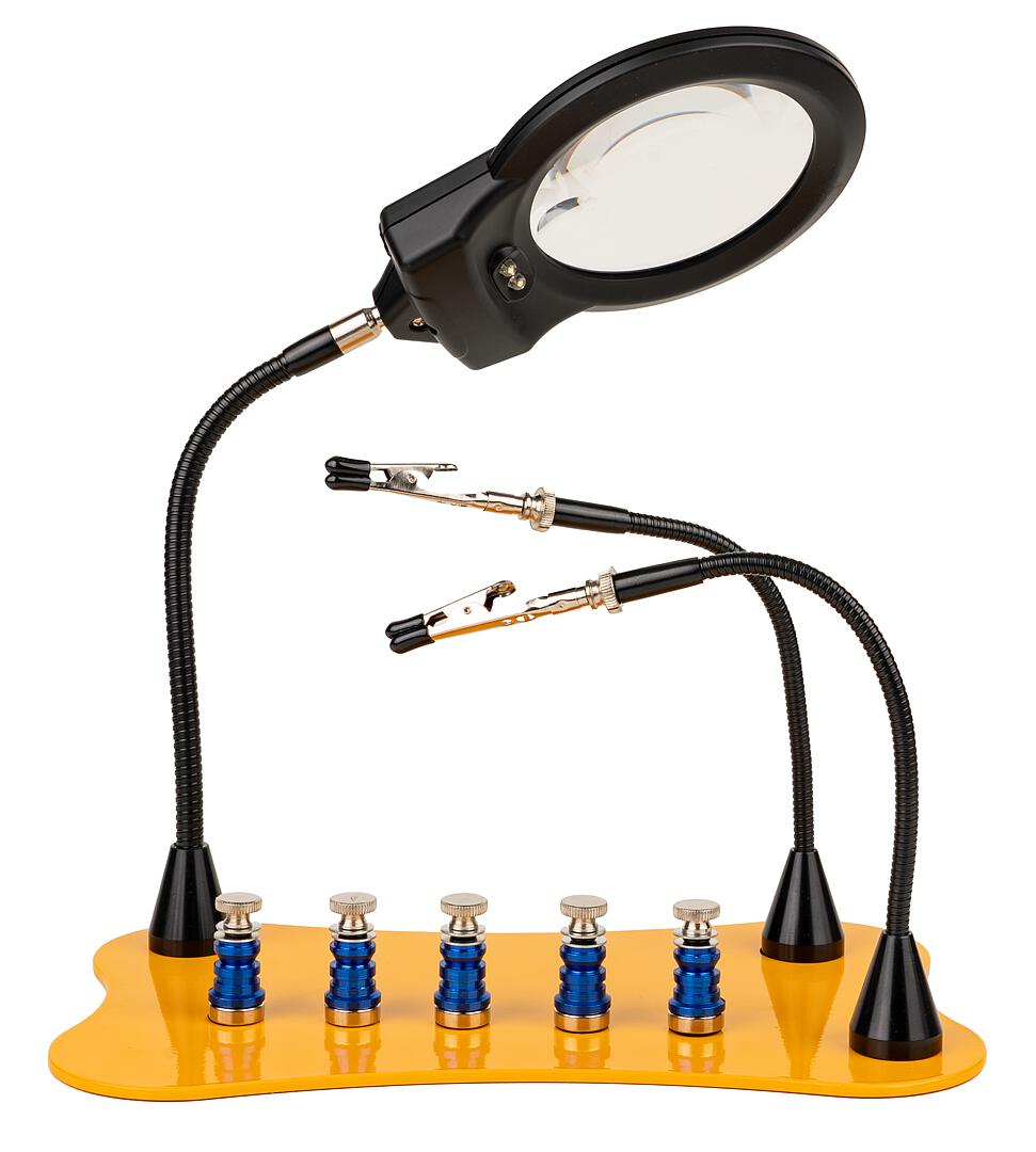 Soldeer- En Werkstation Met Vergrootlamp