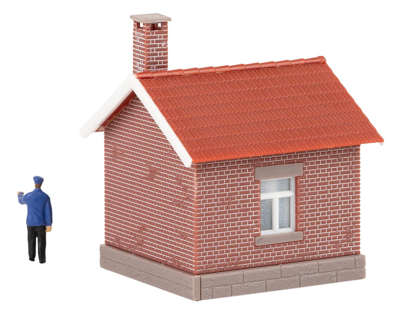 Spoorweghuisje Met Baanwachter