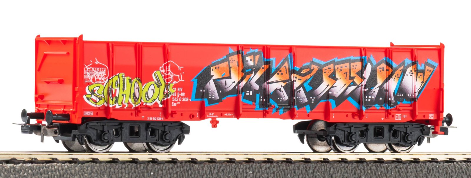 Start-Set Güterzug ÖBB mit Rh2016, A-Gleis mit Bettung