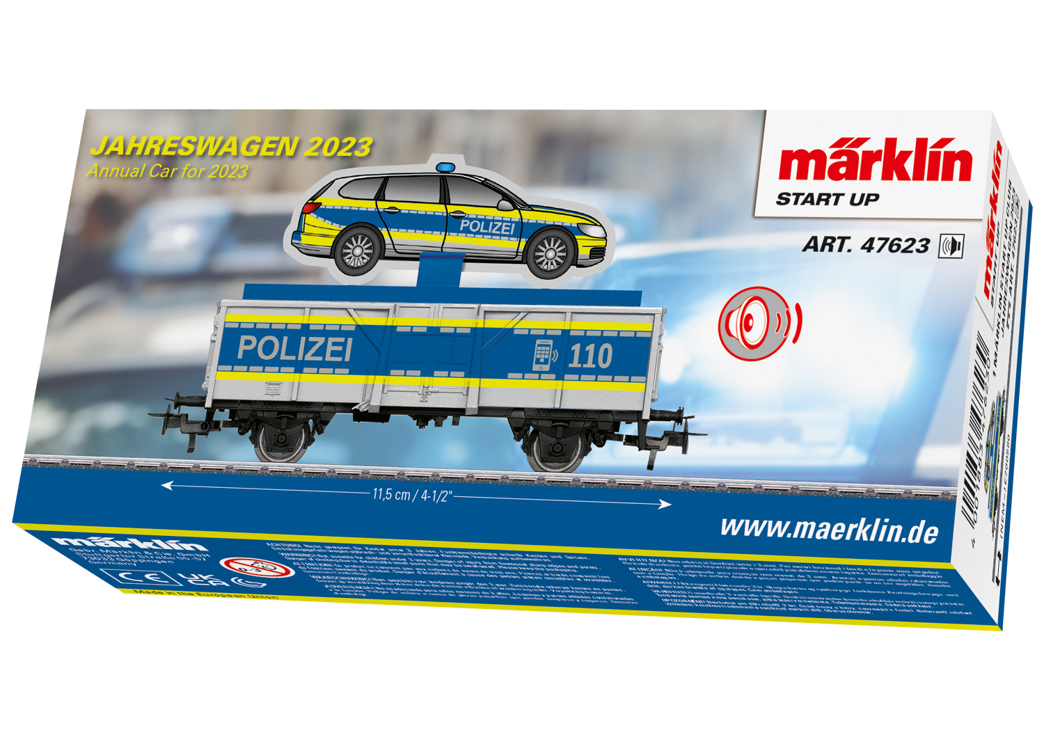 Start up Club-Wagen'23 Polize