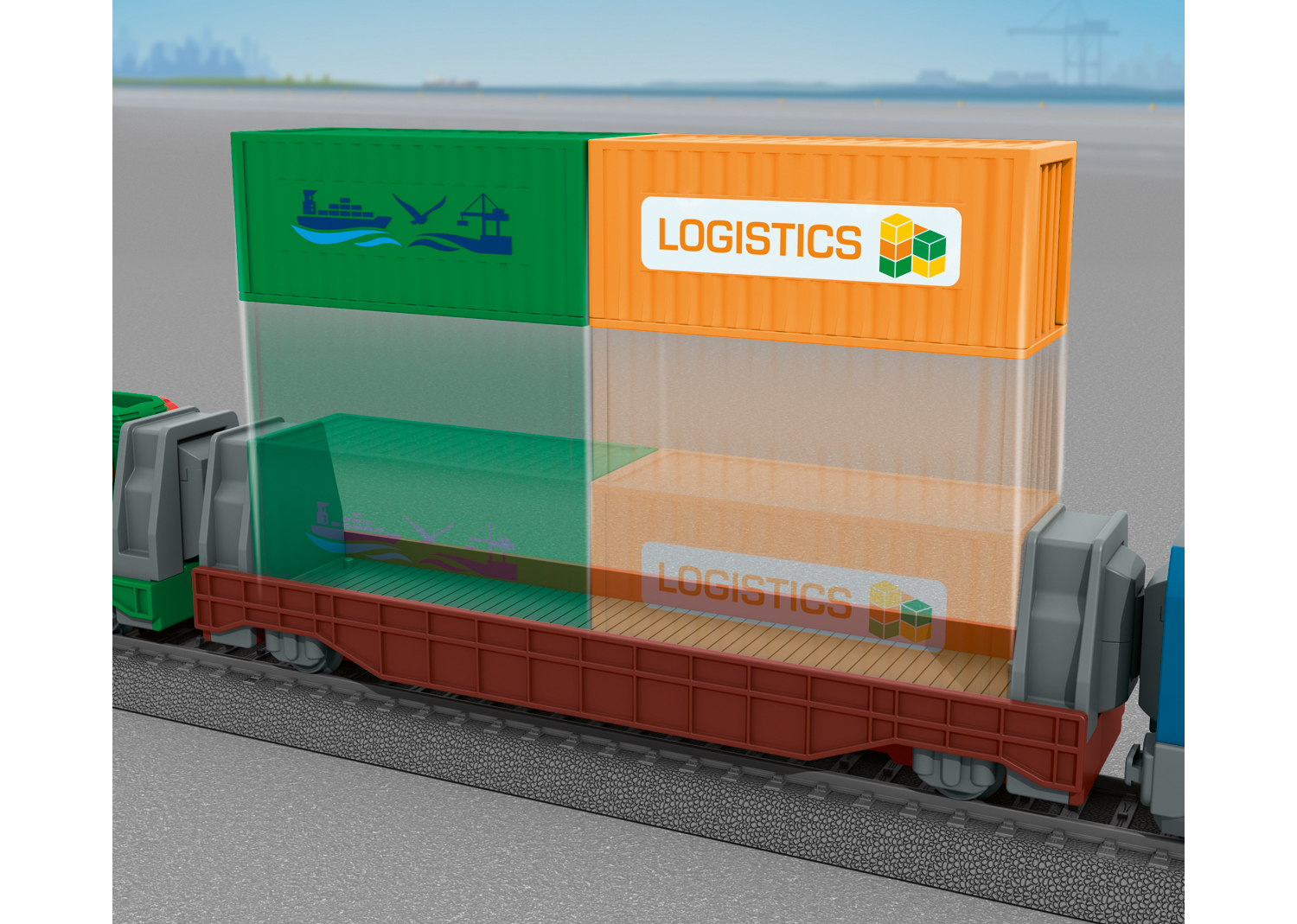 Startpackung Containerlogisti