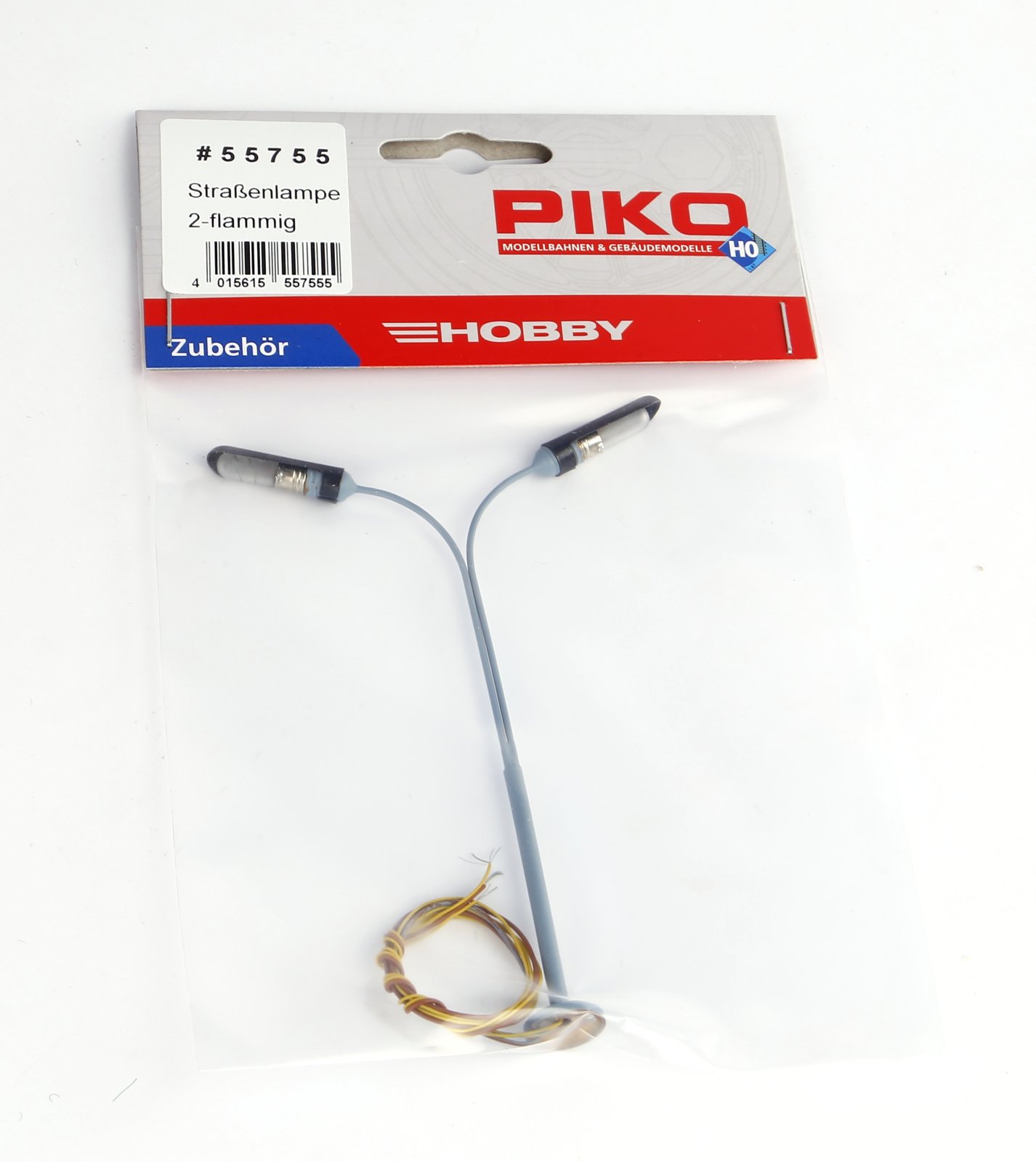 Straßenlampe 2-flammig, 120 mm