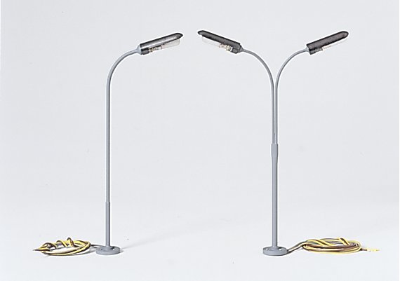 Straßenlampe 2-flammig, 120 mm