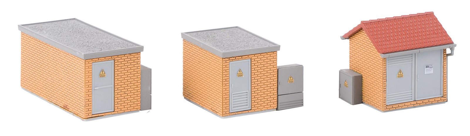 Trafohuisjes In Baksteenconstructie