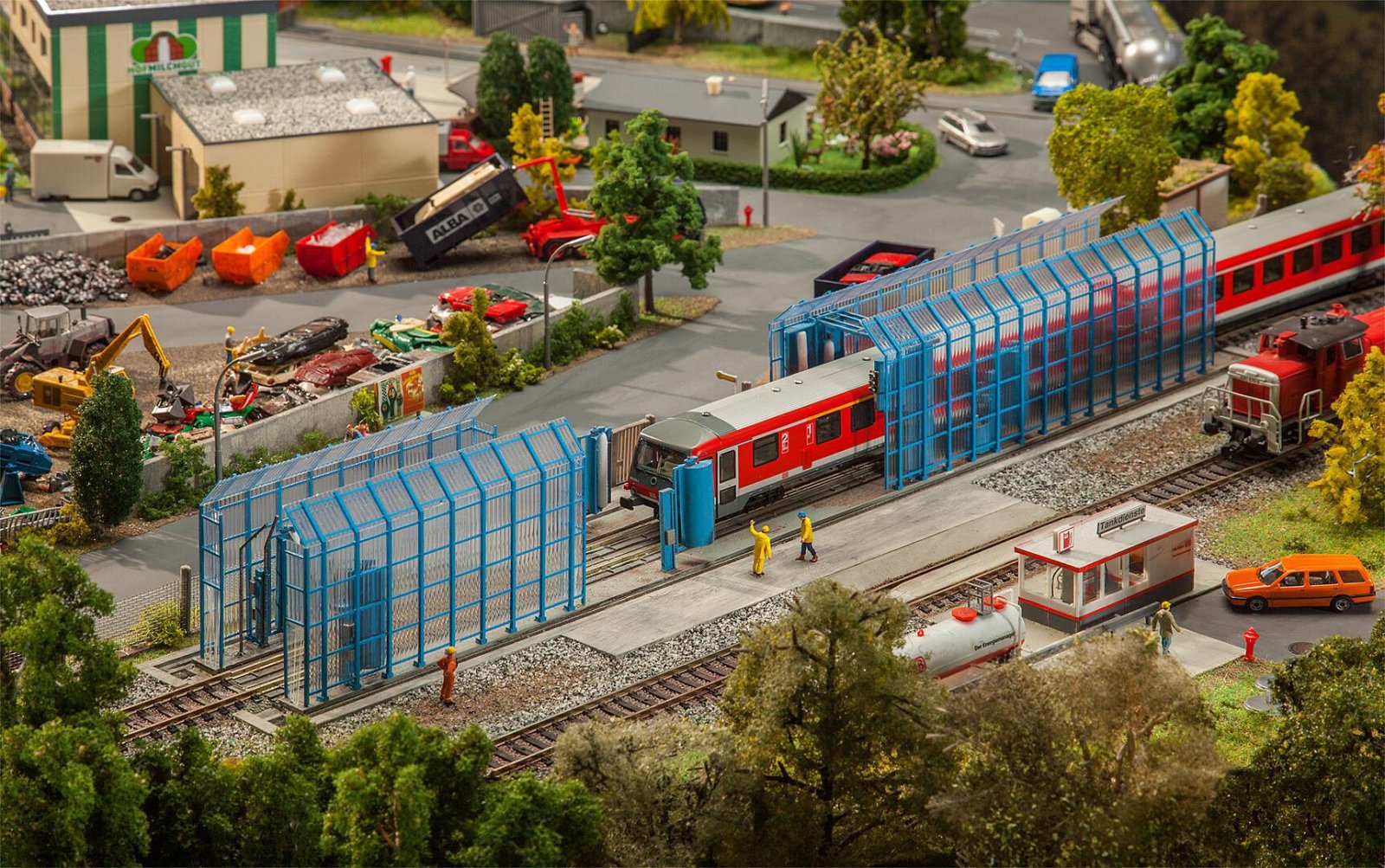 Treinwasinstallatie