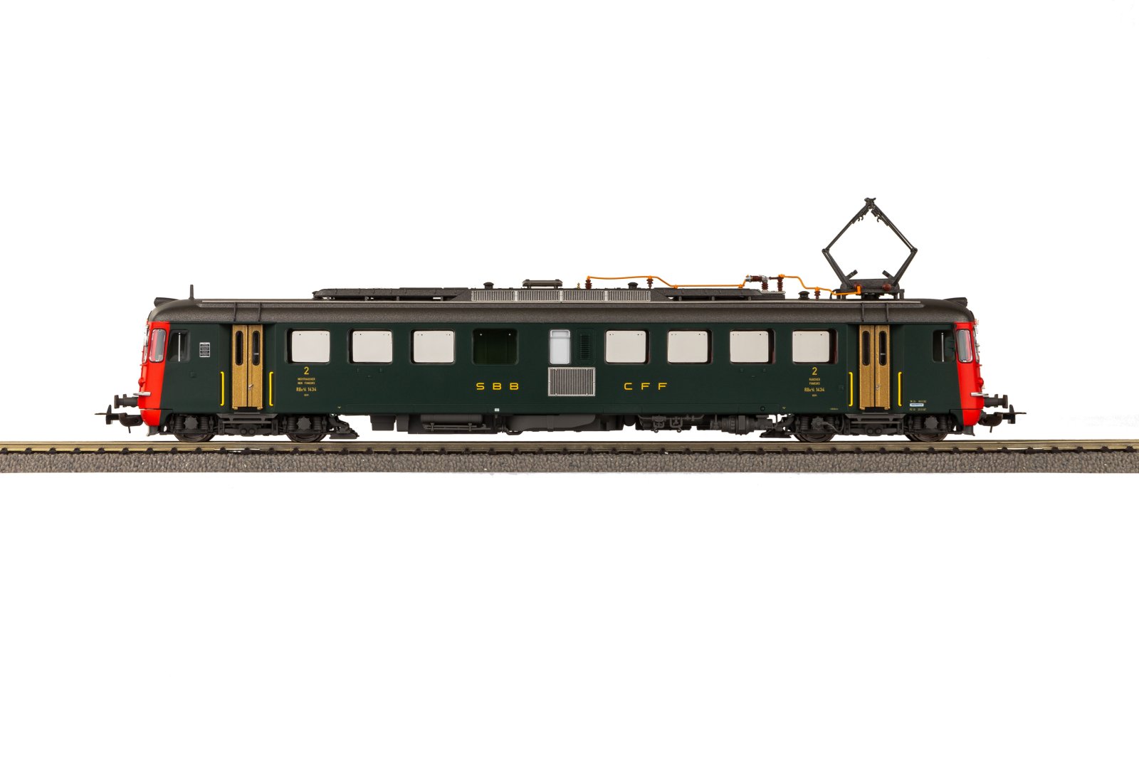 Triebzug RBe 4/4 2.Serie grün, alte Schrift SBB IV + DSS PluX22