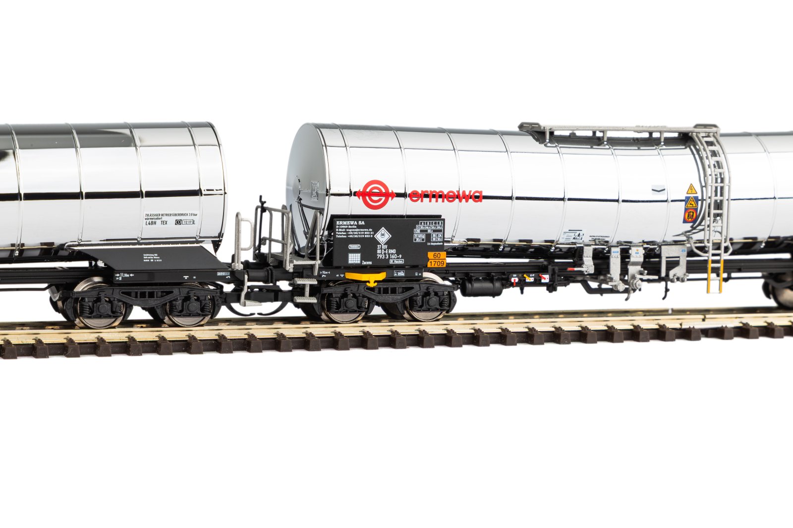 TT-2tlg. Set Chemiekesselwg. Ermewa VI