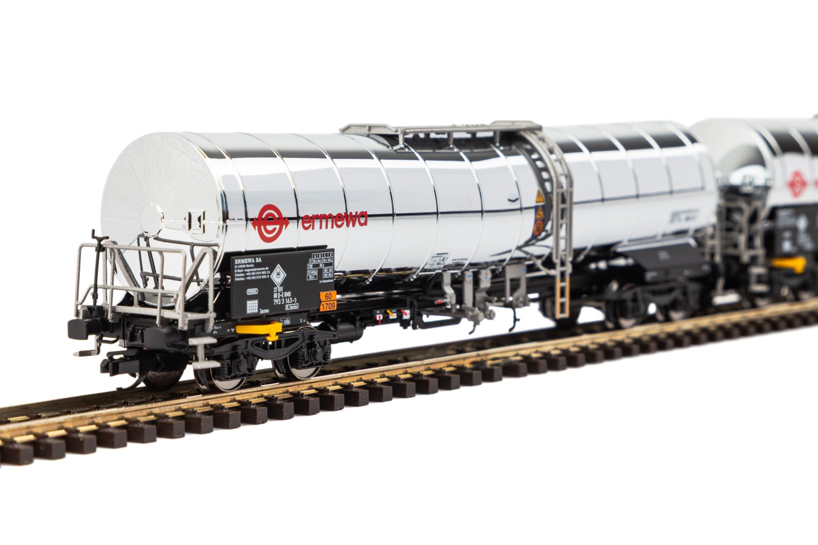 TT-2tlg. Set Chemiekesselwg. Ermewa VI