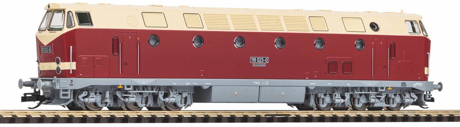 TT-Diesellok BR 119 Licht oben DR IV + DSS PluX22