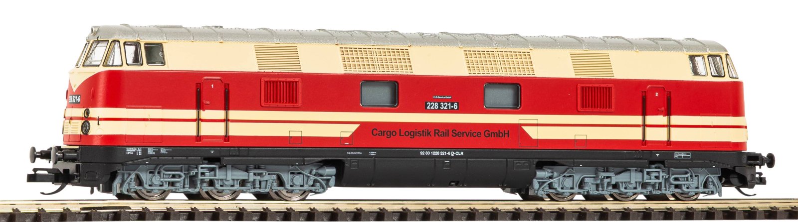 TT-Diesellok BR 228 Cargo Logistik VI + DSS PluX16