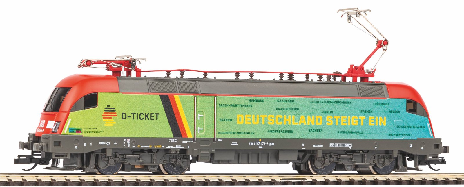 TT-E-Lok BR 182 Taurus D-Ticket DB AG VI + DSS 8pol.