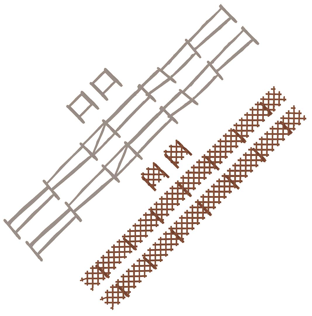 Tuin- En Weidehekken 2360 Mm 4 Stuks