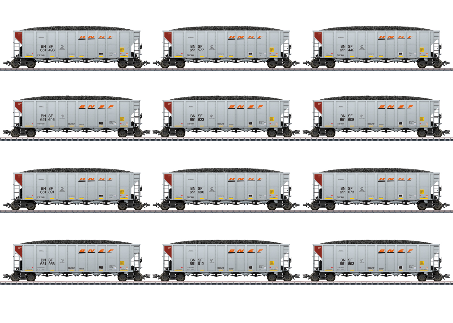 US Hopper Car-Set BNSF