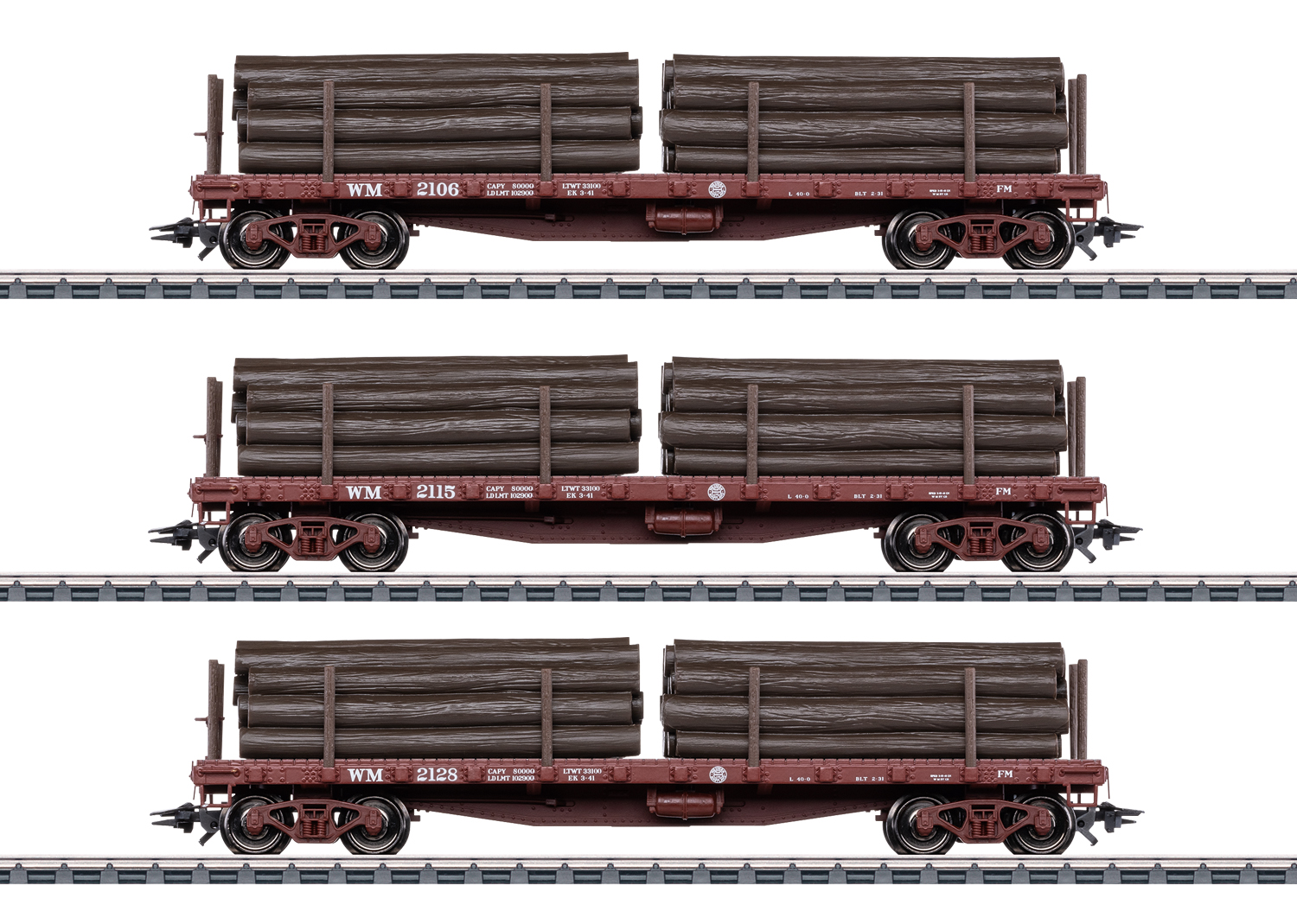 US-Rungenwagen-Set z.Shay,II