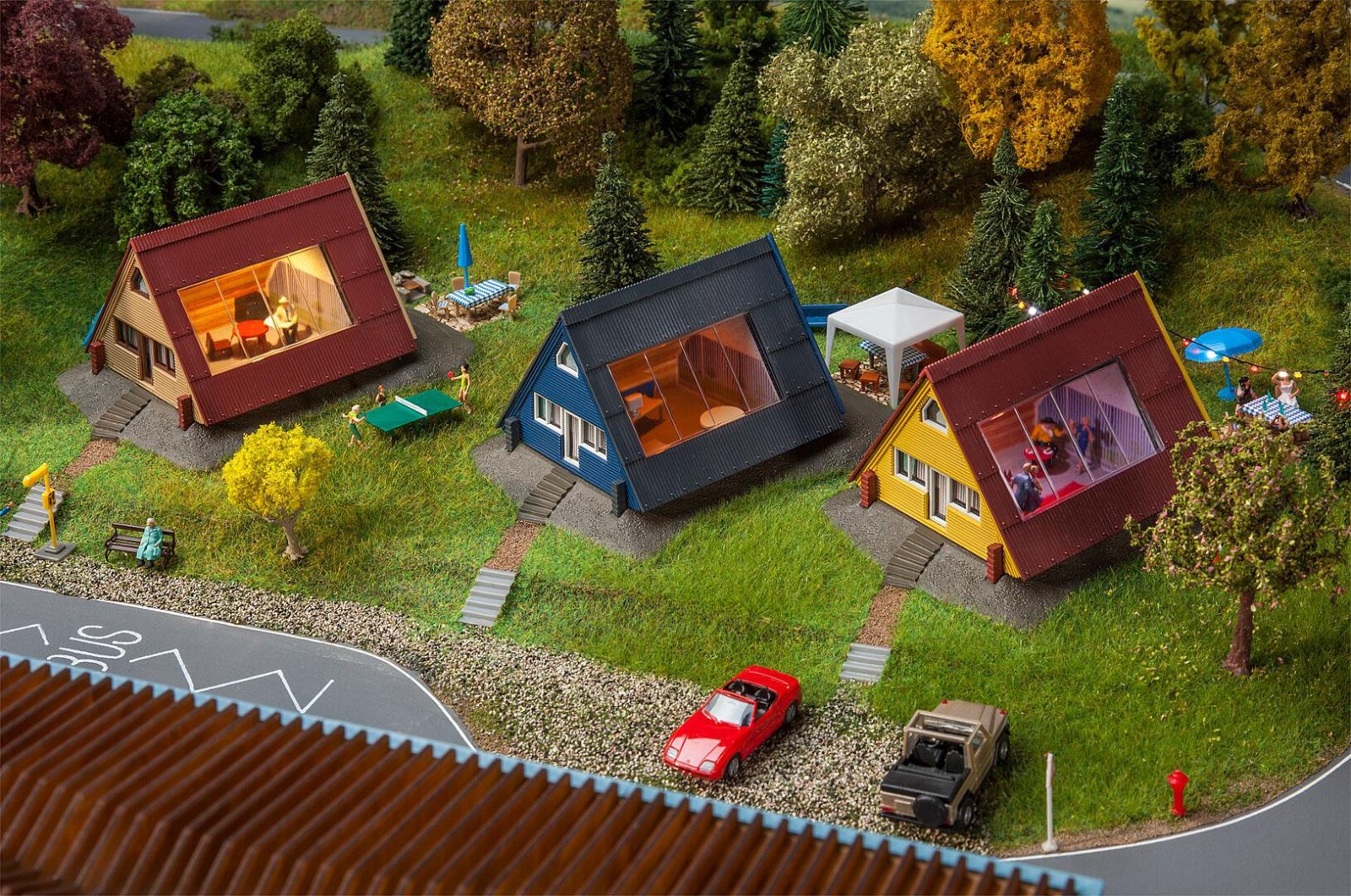Vakantiehuisjes-Set