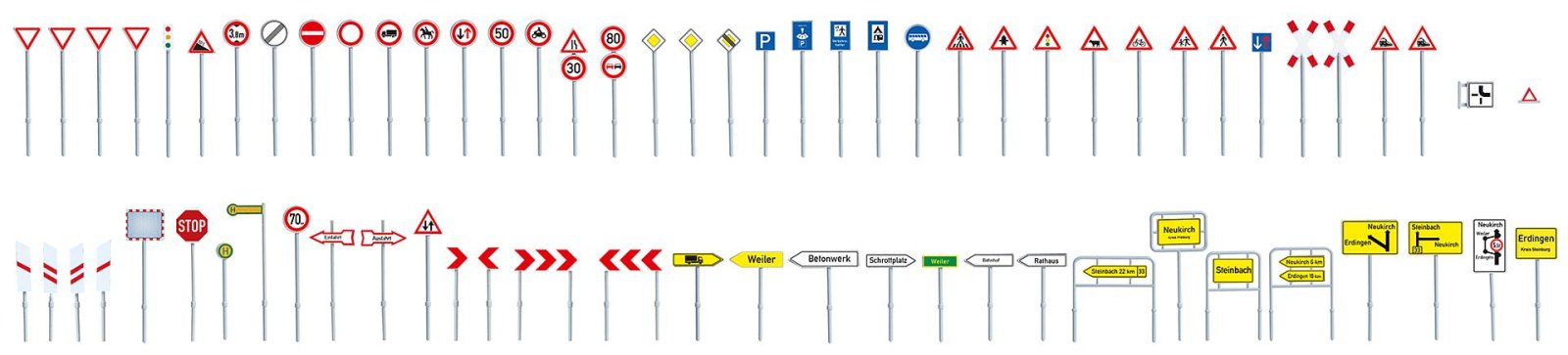 Verkeersbordenset Ep. V