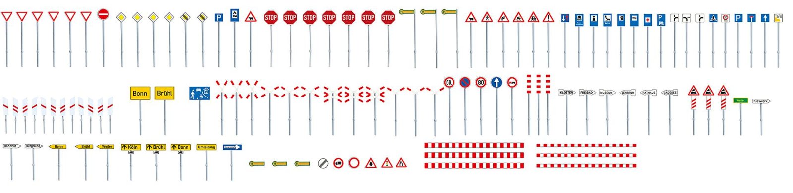 Verkeersbordenset