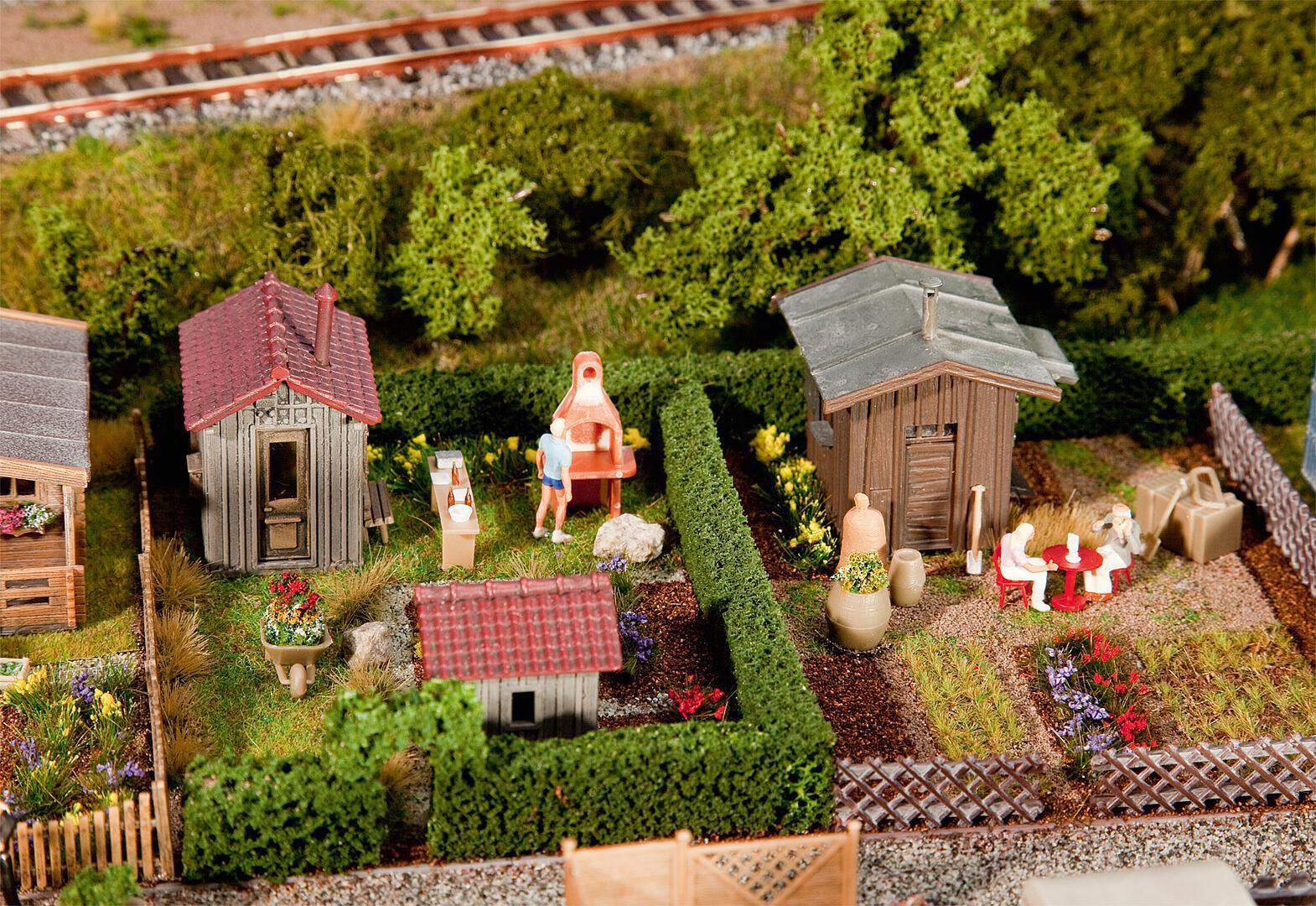 Volkstuin Met Schuurtje 2 Stuks