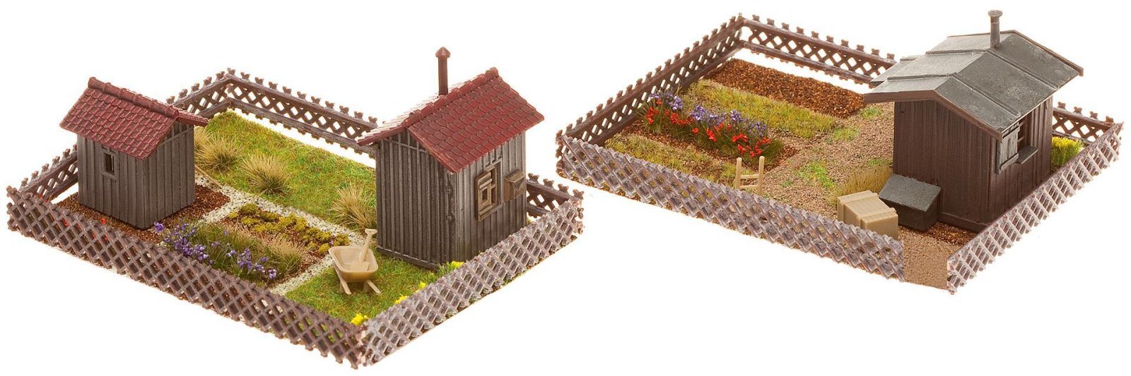 Volkstuin Met Schuurtje 2 Stuks