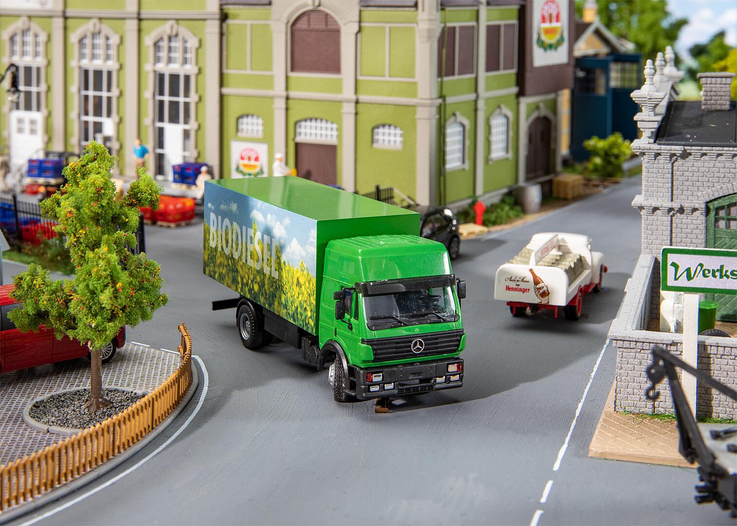 Vrachtwagen Mb Sk Biodiesel Herpa
