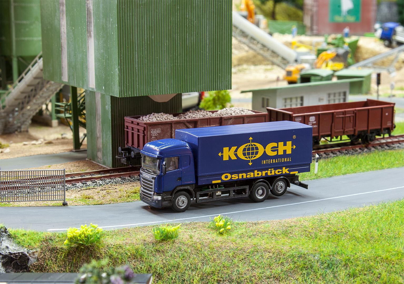 Vrachtwagen Scania R 13 Hl Koch Herpa