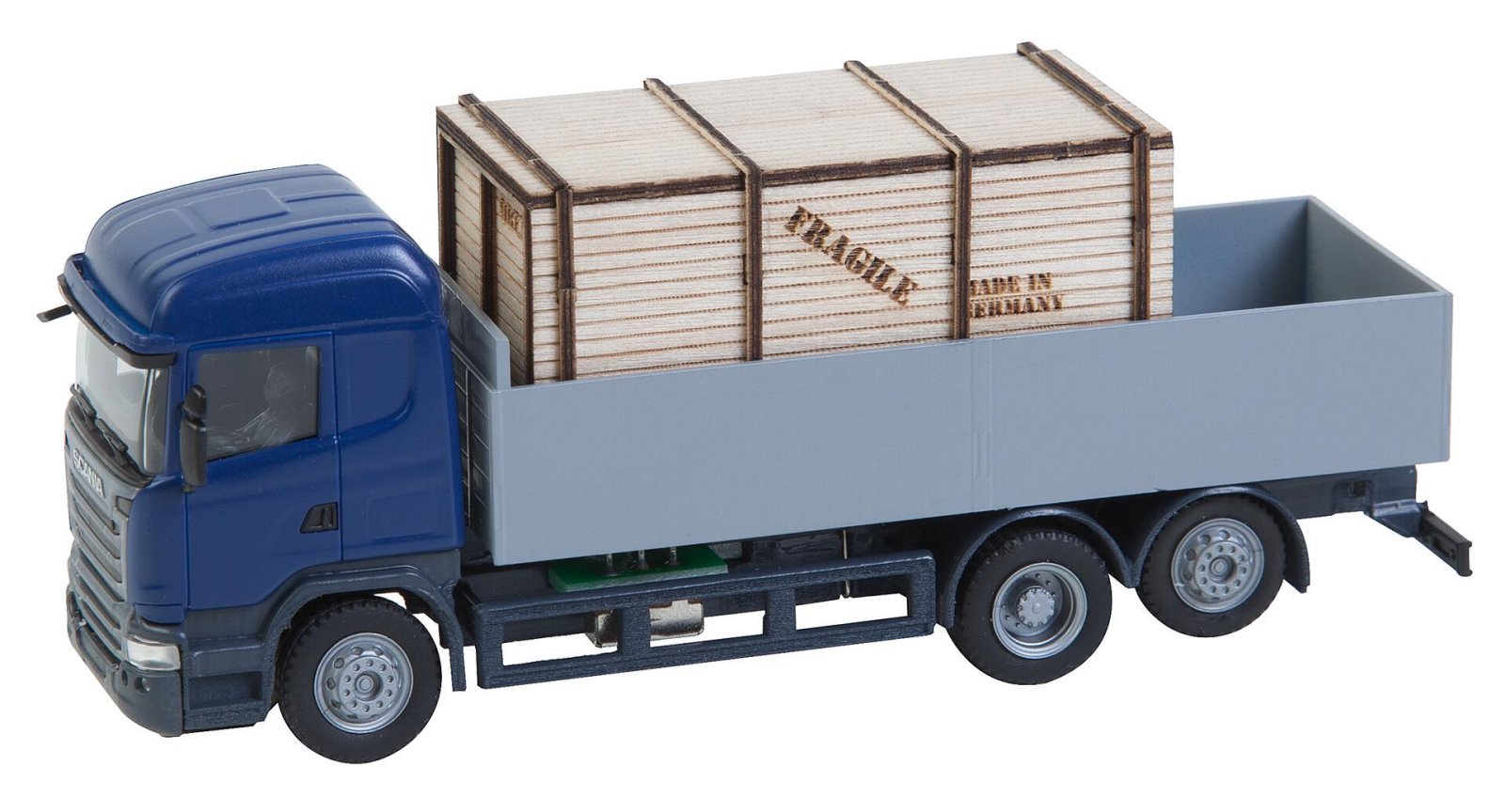 Vrachtwagen Scania R 13 Hl Laadbak Met Houten Kist